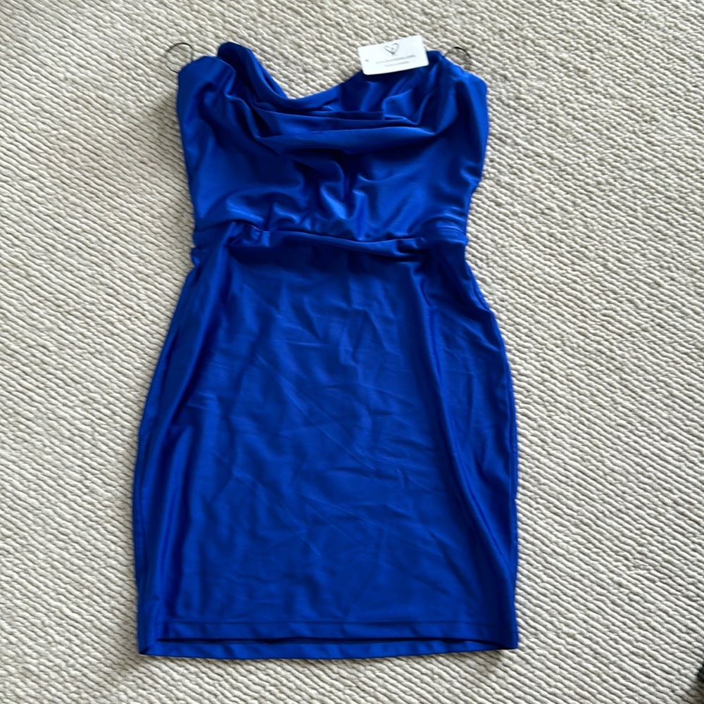 Windsor Blue Strapless dress